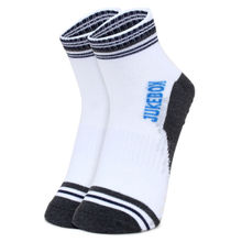 WearJukebox Ankle Grip Socks white