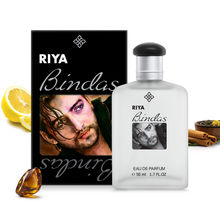 RIYA Bindas Black Perfume for Men Citrus Aromatic Woody Fragrance