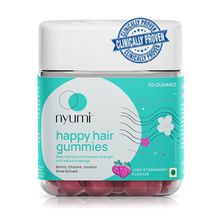 Nyumi Biotin Hair Gummies with Amla, Zinc, & Multivitamins for Stronger Hair And Nails