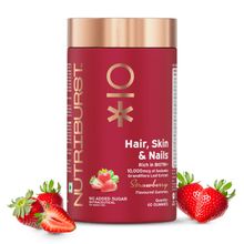 Nutriburst Hair, Skin & Nail Growth Gummies - Strawberry