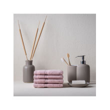 Feather & Spun Pink Bamboo Cotton - Face Towel (Pack of 4) (M)