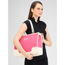 Caprese Pink Solid Hand Bag