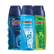 Fiama Men Shower Gels Refreshing Pulse + Quick Wash + Cool Burst