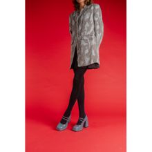 Theater Women Navy Shimmer Opaque Stretchable Stockings