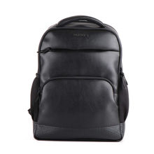Police Trento Heavy Black PU Leather Backpack