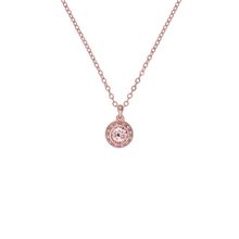 Ted Baker Soltell Solitaire Rose Gold Sparkle Crystal Pendant Necklace