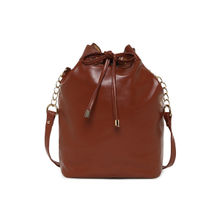 Kleio Stylish Solid Color Bucket Sling Bag For Women & Girls