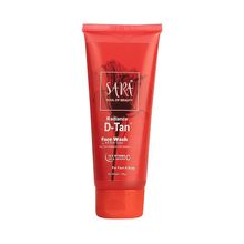 Sara Radiance D-tan Face Wash For Deep Cleansing and Glowing Skin with Vitamin C For De-tan
