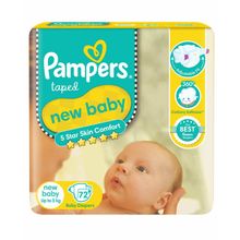 Pampers Active Baby Diapers, New Born