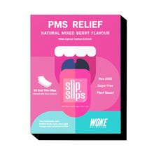 Woke Nutrition PMS Relief Oral Strips - Natural Mixed Berry