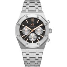 Kenneth Scott Men Black Dial Analog Watch - K24112-SBSB (M)