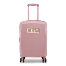 DKNY What A Gem Rose Dust Colour Abs Hard Cabin 20" Luggage with Pouch