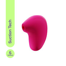That Sassy Thing Lit Personal Massager With Suction Tech - Hot Pink - Sexual Wellness For Women