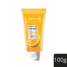 Lakme Blush & Glow Brightening Face Wash Lemon With Vitamin C Serum (100g)
