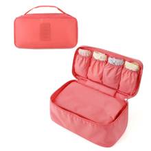 NFI Essentials Lingerie Organizer Bag, Portable Travel Storage Pouch for Bra, Panty, Socks