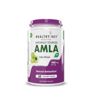 HealthyHey Nutrition Amla Extract 50:1 - Natural Vitamin C - Veg Capsules