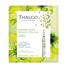 Thalgo Energy Booster Shot Mask - Vitamin C Sheet Mask For Instant Glowing, Smooth & Radiant Skin