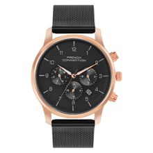 French Connection Men Fiord Black Dial Analog Watch FCN00055F (M)
