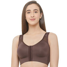 SOIE Front Closure Full Coverage Non Padded Non Wired Posture Correction Bra-Fudge