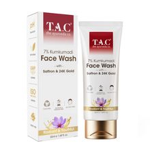 TAC - The Ayurveda Co. 7% Kumkumadi Face Wash with Saffron & 24K Gold - Deeply Cleanses Skin