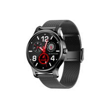 Giordano Black Smart Watch With Bluetooth Voice Calling,1.28 Display & Health Monitoring - GT01-BK