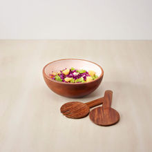 Ellementry Sheesham Salad Spoon (Set Of 2)