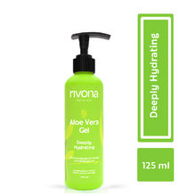 Rivona Naturals 99% Pure Aloe Vera Gel For Face, Hair And Body - Hydrates And Repairs Damaged Skin