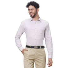 Raymond Slim Fit Checks Light Pink Shirt