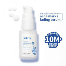 Plum 10% Niacinamide Brightening Face Serum with Rice Water, Fades Acne Marks, for Oily to Dry Skin