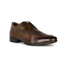 Bata Men Brown Lace-Up Formal Shoes