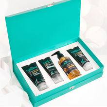 mCaffeine Start Easy Skincare Gift Kit - Premium Face & Body Care Gift - Complete Shower Care