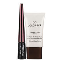 Colorbar Flawless Primer + Waterproof Liquid Eyeliner Combo