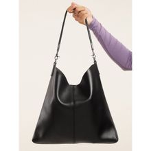 Twenty Dresses by Nykaa Fashion Black Everyday Shoulder Bag