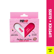 MyGlamm POPxo Liquid Lipstick & Lipgloss Love Kit - Partner in Crime (Nude Shade)