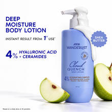 Nykaa Wanderlust Cloud Quench Deep Moisture Shea Butter Body Lotion With Hyaluronic Acid & Ceramides