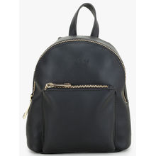 Yelloe Small & Stylish Black Backpack