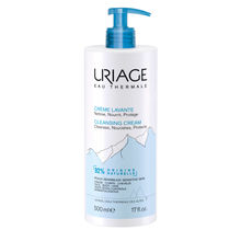 Uriage Cleansing Cream With Shea Butter, Glycerine For Sensitive Skin On Face & Body, Soap-Free