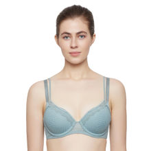 Triumph Passion Spotlight Double Strap Wired Padded T-Shirt Bra - Blue