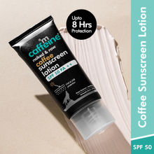 MCaffeine SPF 50 PA++ Coffee Sunscreen - Water-Resistant Matte Gel Cream with No White Cast