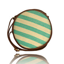 Fizza Stripes On Canvas Circle Sling (Blue)