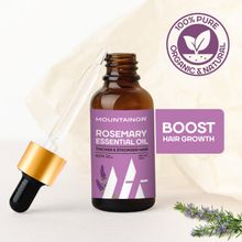 Mountainor 100% Pure Rosemary Essential Oil For Hair Growth, Organic & Natural Oil For Hair & Skin.