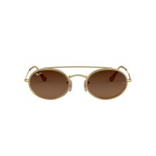 Ray-Ban 0RB3847N Dark Brown Icons Oval Sunglasses (52 mm)