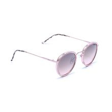 Enrico Premium Moden Lenon Collection Lightweight Pink Round Sunglasses For Unisex