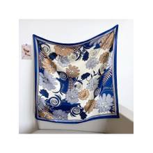 CrossKulture Women Floral Printed Scarf - Blue