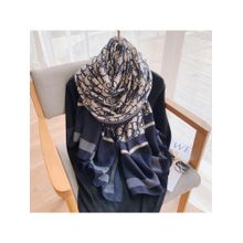 CrossKulture Women Printed Scarf - Blue