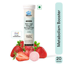 Bloom by Boldcare New Age Weight Management Berberine + L-Carnitine Tablets - Sweet Strawberry