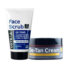 Ustraa De-tan Face Cream & De-tan Face Scrub