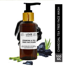 Love Earth Charcoal Tea Tree Face Wash for Oil Control Acne & Detox
