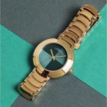 French Connection Women Green Dial Analog Watch - FCN0109GM (M)