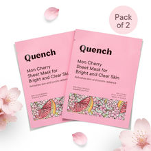 Quench Mon Cherry Sheet Mask Combo